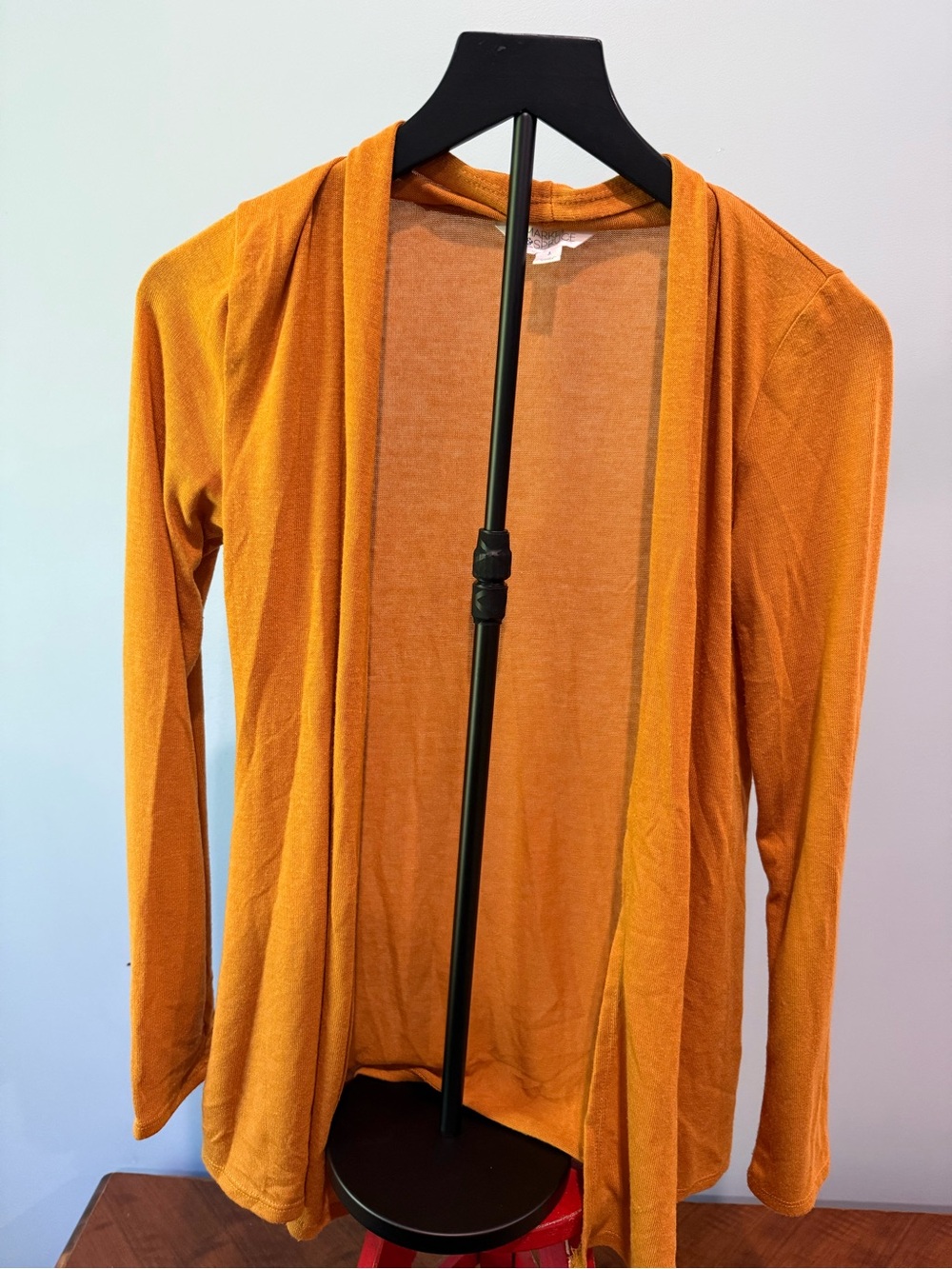 Market & Spruce Open-Front Cardigan - Burnt Orange
